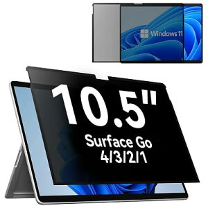 Surface Go 4 / 3 / 2 / 1-10.5�C���` �p�`�����h�~�A�ȒP�ɃI��/�I�t�A���O���\ �S���� �v���C�o�V�[�t�B���^�[ �̂������h�~ �t�B���� ���˖h�~ �u���[���C�g�J�b�g �ASurface go 10.5�C���`�p��