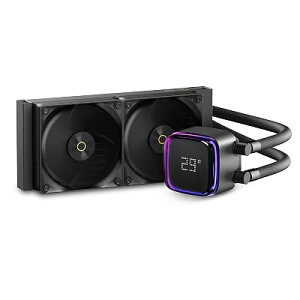 Ocypus Iota L24 BK �ȈՐ��� 240mm CPU�N�[���[ ���x�\���t��,280W TDP�A����FDB�É� PC�t�@���A�����׍�ƑΉ�