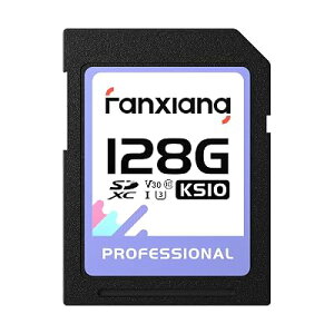 FanxiangSD �J�[�h 128GB �ő�Ǐo���x95MB/s UHS-I U3 V30 SDXC Class10 microSD �J�[�h ���ϋv �������J�[�h Full HD & 4K UHD �r�f�I ���[�J�[ �Ή�