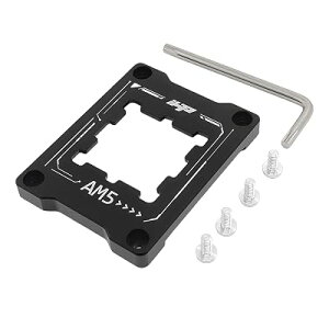 AM5 �O���X�K�[�h AM5 CPU�u���P�b�g CPU ����h�~�t���[�� AMD AM5 ��p �S�A���~ CNC �z�Ɏ_�� �N�[���[���t���p �Œ�p�[�c AM5 �Ȃ��h�~�ڐG�t���[���ACPU �N�[���[�W�� �␳�u���P�b�g 4 �l�W