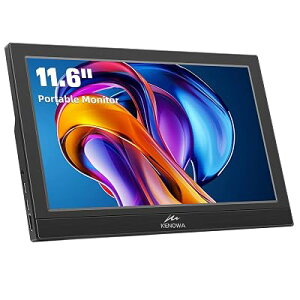 Kenowa USB-C���o�C�����j�^�[ 11.6�C���`1920x1080P �𑜓x���o�C���f�B�X�v���C�|�[�^�u�����j�^�[ ���y��16:9�摜�� USB Type-C/HDMI/�����X�s�[�J�[/IPS�p�l��/VESA�Ή�PS5/Switch/XBOX/PC/Mac�X�}�z�ȂǑ�