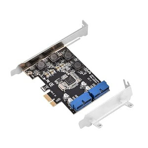 Fosa Mini PCI-E PCI Express USB 3.0�g���J�[�h�����2�|�[�g19�s���w�b�_�[�ɐڑ�������5Gbps PCI Express USB 3.0�J�[�h�A�_�v�^ ��v���t�@�C����winXP�Awin7 win8 win8.1 win10�Ή�