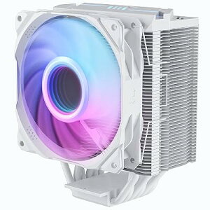 upHere CPU�N�[���[�T�C�h�t���[�^ LGA1700�Ή� �����\ ARGB PWM�t�@���̗p AURA Sync���� 5V 3PIN ARGB/Auto RGB �q�b�g�p�C�v6�{ AM4�Ή� �����yC6C4�z