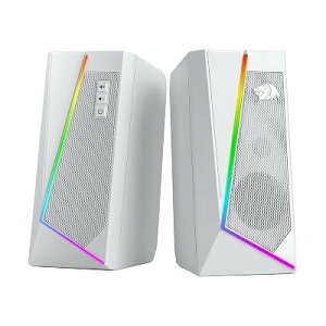 Redragon GS520 �L�� 2.0 �`�����l�� �X�e���I �T�E���h �f�X�N�g�b�v RGB �R���s���[�^�[ �X�s�[�J�[