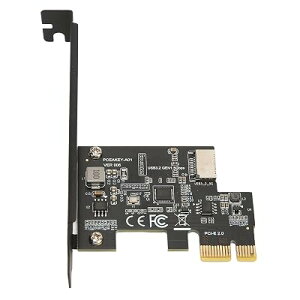 Acogedor PCIE to USB 3.2 �g���J�[�h�A�����u���b�N 5Gbps PCIE X1 to Type E �J�[�h�A�f�X�N�g�b�v�t�����g Type C �p (PCIE X1����USB3.2��)