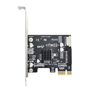 CY�J�[�h5 Gbps Type-E USB 3.1�t�����g�p�l���\�P�b�g��USB 3.0 20�s������PCI-E 1 X�N�C�b�N�A�_�v�^�A�}�U�[�{�[�h�p