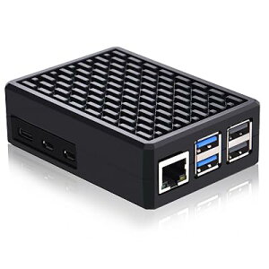 GeeekPi �A���~�P�[�X Raspberry Pi 5�p ��p�R�����ƃT�[�}���p�b�h�t���A�[�}�[�P�[�X Raspberry Pi 5 4GB/8GB�p