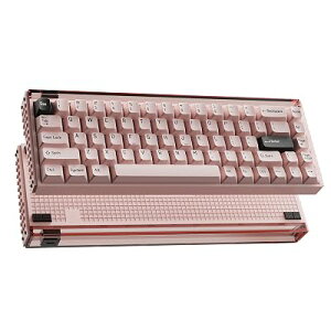 MelGeek MADE68 Pro �L���L�[�{�[�h�AUS�p��z��A�z�[�����ʎ��C�X�C�b�` �Q�[�~���O�L�[�{�[�h�A65% �R���p�N�g ���s�b�h �g���K�[�A�z�b�g�X���b�v�\�ARGB �X�i�b�v �^�b�v & �����\�ȃA