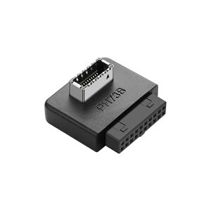 SinLoon USB 3.0 �t�����g�p�l���w�b�_�[ USB 3.0 19/20�s�� to Type-E �}�U�[�{�[�h�A�_�v�^�[ 19�s�����X to Type-E ���X �t�����g�R�l�N�^�[�R���o�[�^�[ (B)