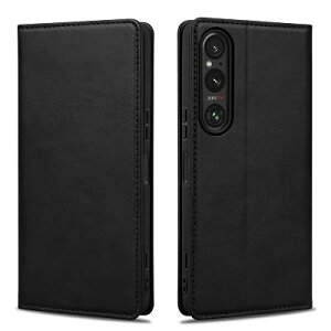 Rssviss Xperia 1 VII �p �P�[�X �蒠�^ SO-51F �蒠�^ SOG15 �P�[�X 6.5�C���` W1 �u���b�N