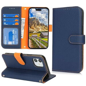 DEYHU �Ή� ��phone12 mini �P�[�X �蒠�^ iphone12 mini �P�[�X ���U�[ �J�[�h���[-�u���[ �� �I�����W