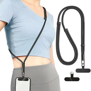 [Lamiishop] �X�}�z �l�b�N�X�g���b�v �X�}�z�X�g���b�v �y2WAY ��|�������|���X�g���b�v�z �g�уX�g���b�v ��|�� TPU+�������z���_�[2������ 360°��] 7mm�����i�C���� ��� �X�}�z �V�����_�[