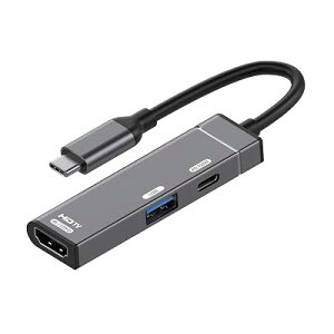 CY �P�[�u�� USB-C Type-C to HDMI 4K@120hz USB 3.0 OTG �R���o�[�^�[ HDTV �}���`�|�[�g�A�_�v�^�[ ���X PD 100W �d���|�[�g�t��