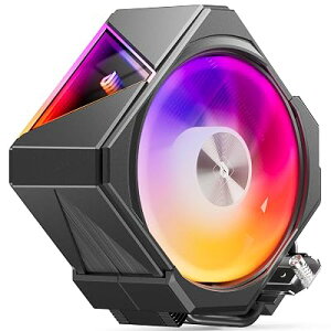 upHere CPU�N�[���[ ARGB ��� 155mm�� 4�{6mm�M�� TDP240W 120mmPWM�t�@�� �É� AM4/AM5