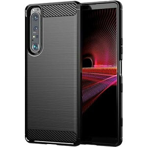 Folmecket Xperia 1 III �݊����̂��� TPU �P�[�X 6.5 �u���b�N