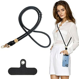 [Turkalla] �X�}�z�X�g���b�v �V�����_�[�X�g���b�v PU���U�[ 130cm���� 8mm�̑��� ���������̋��� �g�уX�g���b�v �΂ߊ|�� �|���X�g���b�v �S�@��Ή� �X�}�z�����E�����h�~ �Y�ꕨ�h�~ �X�}