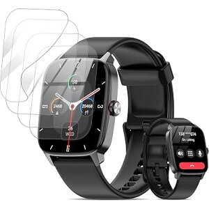 �y4���Z�b�g�zFor EchoByte TGW01 �X�}�[�g�E�H�b�` 1.85 �C���` �ی� �t�B�����yJYJIEJIE�z�C�A�h�~ �ɔ� �������� ��U�h�~ �����ߗ� ���˒ጸ �ώw�� �w��h�~�����x 24���Ԏ����C���Z�p �����ȒP