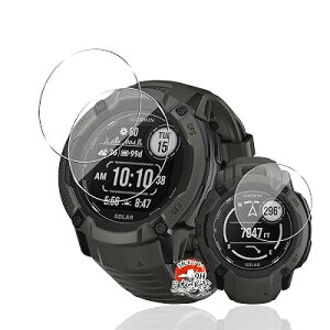 �p Garmin Instinct 2X �K���X�t�B���� �ی�t�B���� �p �K�[�~��Instinct2X �t���ی�t�B���� �ϏՌ�