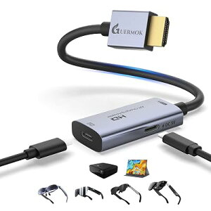 Guermok AR�O���X�pHDMI to USB-C�f���ϊ��A�_�v�^�[ 4K@60Hz�Đ��E�[�d Switch2/1 PS5/4 Xbox �V���o�[