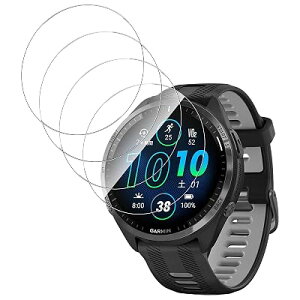 �y4���Z�b�g�zFor Garmin Forerunner 965 �t�B���� �K���X�t�B���� �K�[�~�� Forerunner 965 �Ή� Kluso 9H�d�x �N���A �����ߗ� �����x�^�b�` �w��h�~ �Ռ��z�� �t���ی�