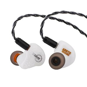 Linsoul ZiiGaat×Fresh Review Arete 1DD+4BA�n�C�u���b�h�^�u���b�N�n�C�G���hHiFi�C���t�H�� (White)