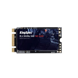 【新品】KingSpec PCIe 3.0 NE Series M.2,PCIe Gen3×2 NVMe PCIe NE 2242 （TRIM/S.M.A.R.T./NCQ/Wear-leveling/HMB/2.1mm)