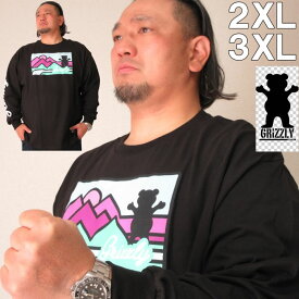 (SALE価格設定) 大きいサイズ メンズ SALE 当店在庫分 GRIZZLY（グリズリー)YOSEMITE 長袖 Tシャツ 2XL 3XL 3L 4L 5L 大きい サイズ キングサイズ ビッグサイズ デビルーズ tシャツ インナー おしゃれ メンズファッション ロンT ロングTシャツ