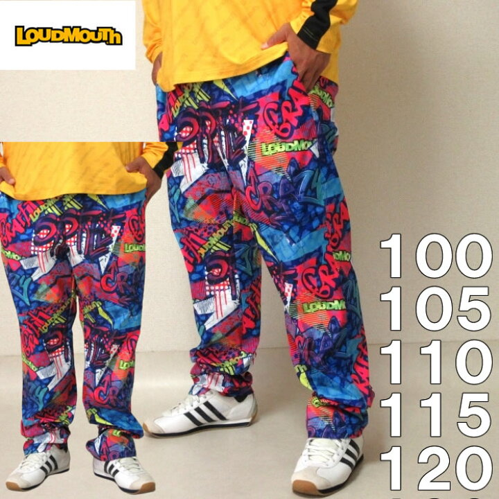 楽天市場】大きいサイズ メンズ LOUDMOUTH ストレッチ ツイル柄 ロング 