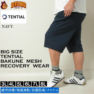 �傫���T�C�Y �����Y TENTIAL BAKUNE Mesh �V���[�g �p���c�i�㉺�ʔ��j�i���[�J�[���j �e���V���� 3L 4L 5L 6L 7L 8L ��J�� �p�W���} ���[���E�F�A �z������ �Q�Ԃ�T�|�[�g �R�ۖh�L �p�W���} 