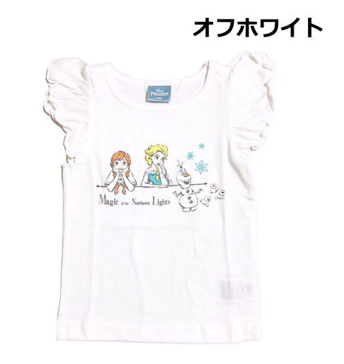 楽天市場 メール便ok Disney ディズニー プリンセス アナと雪の女王 天竺 ノースリーブ 袖フリル トドラー 子供服 ベビー服 公園 女児 女の子 ガールズ 保育園 ギフト お誕生日 入園入学 プレゼント 双子コーデ Tk セレクトショップ ｄｅｖｉｎ