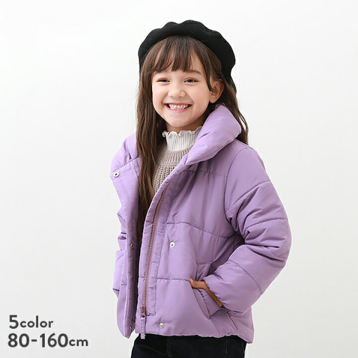 楽天市場 Final Sale 12 Off 洗える ガールズ 中綿ジャケット 子供服 キッズ ベビー 女の子 アウター ジャケット 22aw中重 アウター Devirock 楽天市場店