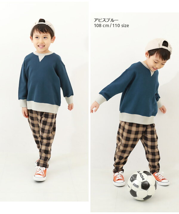 楽天市場】【SALE 39%OFF】綿100％ 配色ガゼットトレーナー 子供服  