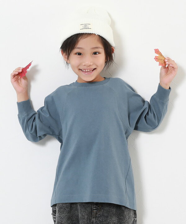 楽天市場】【SALE 21%OFF】綿100% カーブラインスリーブ 長袖Tシャツ  