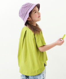 バックタック半袖Tシャツ 子供服 キッズ 女の子 トップス 半袖Tシャツ Tシャツ