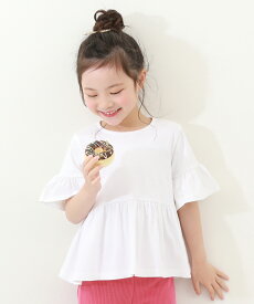 【一部予約】Aライン 半袖Tシャツ 子供服 キッズ 女の子 トップス 半袖Tシャツ Tシャツ 24SS_サマーガールズ特集_トップス