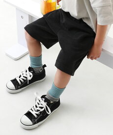 パイル地ハーフパンツ 子供服 キッズ ベビー 男の子 女の子 ボトムス ハーフパンツ ショートパンツ 24SS_ハーフパンツ特集_ユニセックス