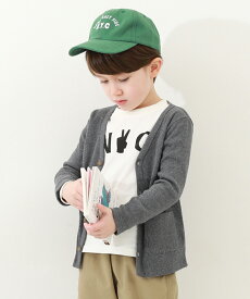 【SALE 22%OFF】無地リブカーディガン 子供服 キッズ 男の子 女の子 トップス カーディガン 24SS軽アウター特集_カーディガン