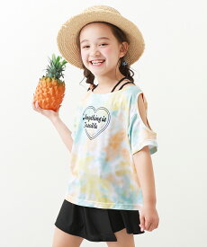 タイダイ セパレート水着 子供服 キッズ 女の子 水着 プールグッズ セパレート水着 24SS_スイムグッズ特集_ガールズ