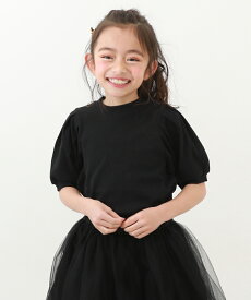 パワーショルダーTシャツ 子供服 キッズ 女の子 トップス 半袖Tシャツ Tシャツ 24SS_サマーガールズ特集_トップス