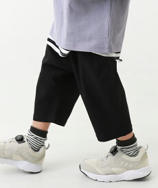 【LIMITED SALE 10%OFF】ウルトラストレッチ ツイル 7分丈 タックパンツ 子供服 キッズ 男の子 女の子 ボトムス ハーフパンツ ショートパンツ 24SS_ハーフパンツ特集_ウルトラストレッチ