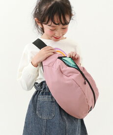 親子で使える ゲーム機ケース固定バンド付き 2WAY 配色ボディバッグ 子供服 キッズ 男の子 女の子 バッグ ショルダーバッグ ウエストポーチ 斜めがけバッグ 24SS通園通学グッズ 24SS新学期グッズ_バッグ