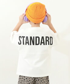 STANDARD バックロゴプリント 半袖Tシャツ 子供服 キッズ ベビー 男の子 女の子 トップス 半袖Tシャツ Tシャツ