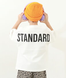 【LIMITED SALE 7%OFF】STANDARD バックロゴプリント 半袖Tシャツ 子供服 キッズ ベビー 男の子 女の子 トップス 半袖Tシャツ Tシャツ