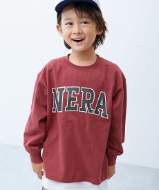 【SPECIAL SALE 9%OFF】【送料無料】綿100％ デビラボ BIGシルエット プリント袖リブ 長袖Tシャツ 子供服 キッズ ベビー服 男の子 女の子 ロンT トップス