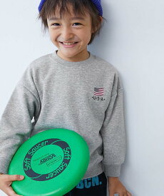【アウトレット SALE 31%OFF/返品不可】デビラボ BOXシルエット プリント トレーナー 子供服 キッズ ベビー服 男の子 女の子 トレーナー トップス