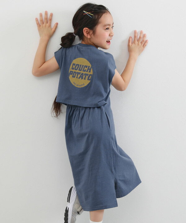 楽天市場】バックデザイン 半袖ワンピース 子供服 キッズ 女の子 半袖 