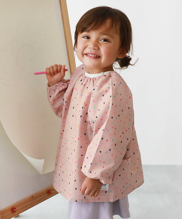 楽天市場】どっちも前 速乾 シワになりにくいスモック 子供服 キッズ 