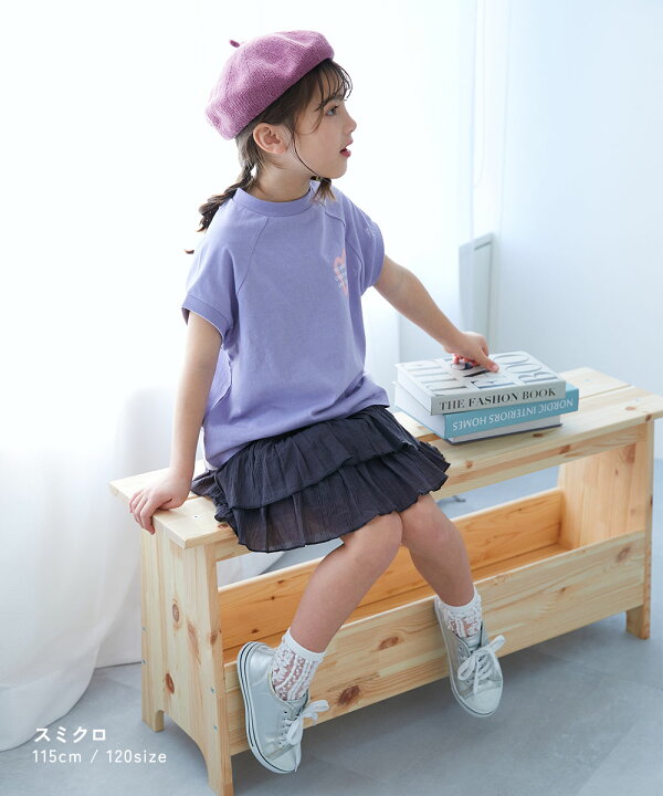 楽天市場】さらっと楊柳 ティアードミニスカート（インパン付き） 子供  