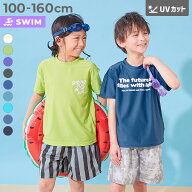 【LIMITED SALE 最大13%OFF】【一部予約】UVカット プリント半袖ラッシュガード＆総柄サーフパンツ セッ…
