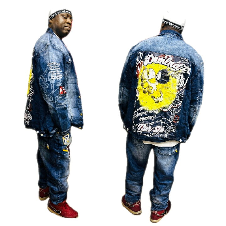 楽天市場】大きいサイズメンズデニムセットアップ DREAMLAND BIG MENS 